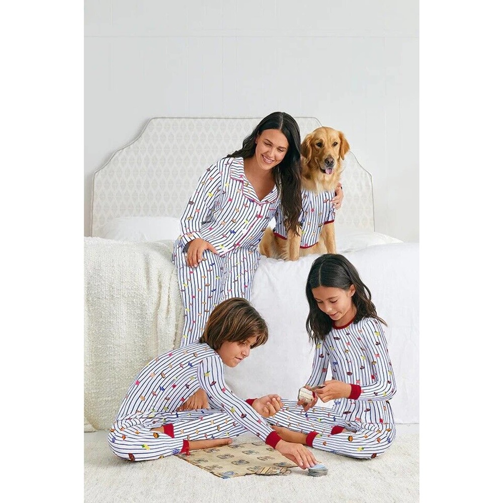 Bed Head Pajamas M Medium Fruit Pies Print Organic Cotton
